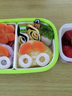 3歳男の子♪くるま好き弁当-レシピのメイン写真
