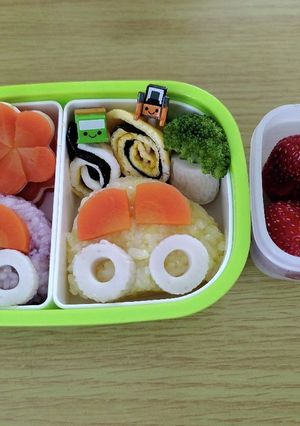 3歳男の子♪くるま好き弁当-レシピのメイン写真