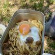 メスティンで作る焼きそば(山ごはん)