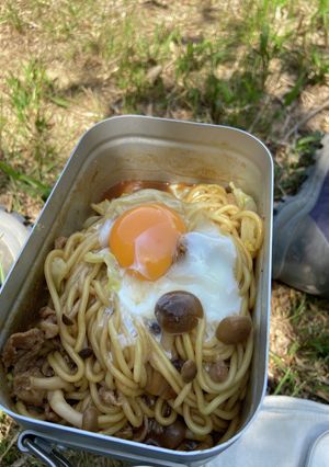 メスティンで作る焼きそば(山ごはん)-レシピのメイン写真