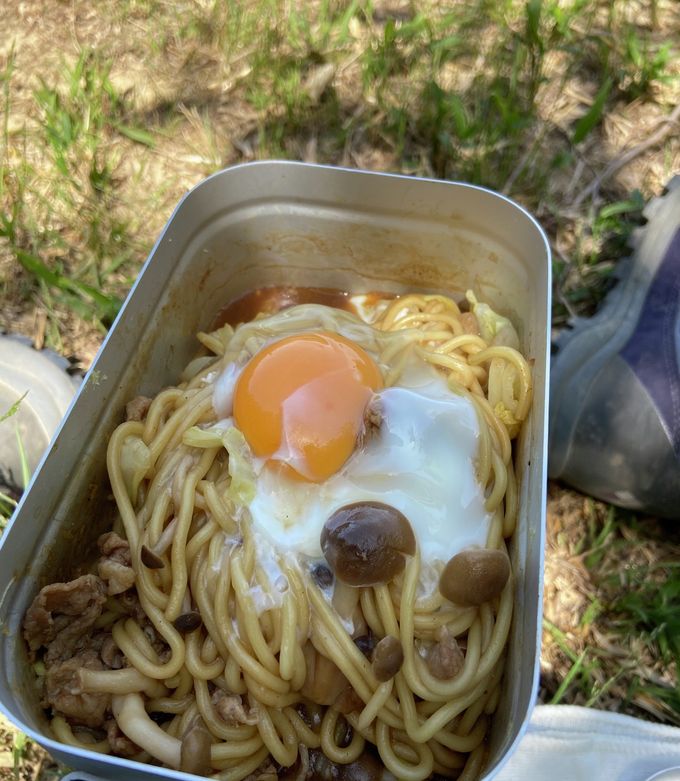 メスティンで作る焼きそば(山ごはん)-レシピのメイン写真