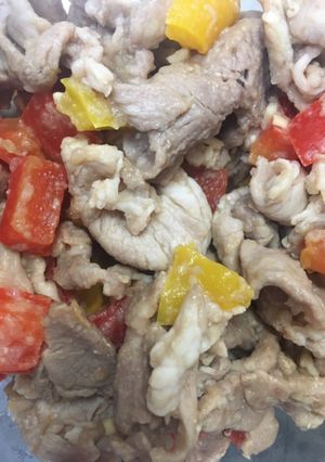 パプリカの青椒肉絲-レシピのメイン写真