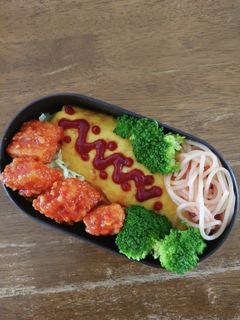 JK☆冷凍オムライスで時短弁当♪-レシピのメイン写真