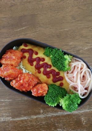 JK☆冷凍オムライスで時短弁当♪-レシピのメイン写真