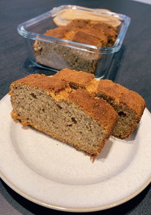 全粒粉でヘルシーバナナパウンドケーキ♪-レシピのメイン写真