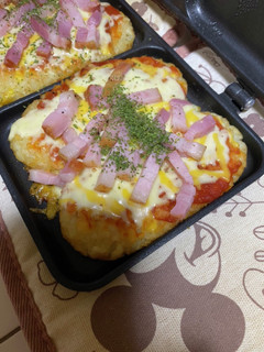 ホットサンドメーカーでポテトピザ-レシピのメイン写真