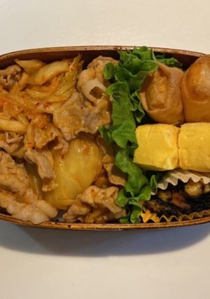 豚キムチ弁当！-レシピのメイン写真