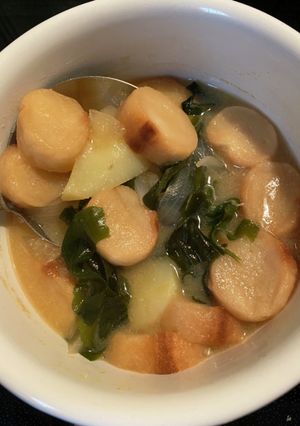 懐かしい味噌汁-レシピのメイン写真