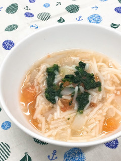 離乳食☆トマトとツナのにゅうめん-レシピのメイン写真