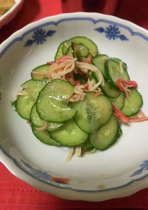 カニカマときゅうり酢の物-レシピのメイン写真