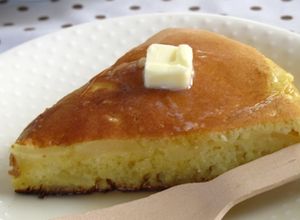 りんごをいれてみたホットケーキ-レシピのメイン写真