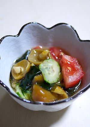 中華風なめこの酢のもの-レシピのメイン写真