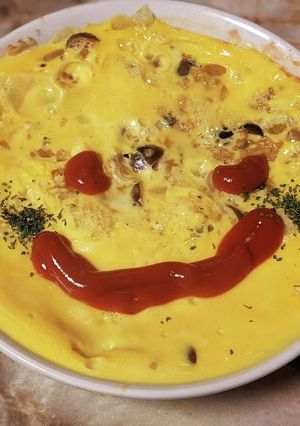 オートミール卵白オムライス256kcal-レシピのメイン写真