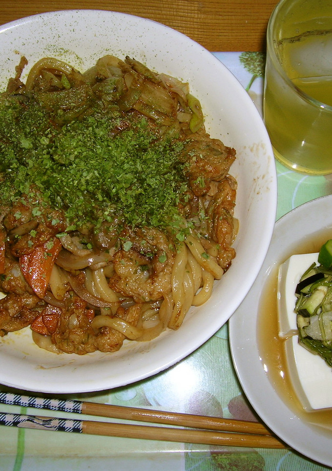 美味しいちぎりさつま揚げ入り、焼うどん-レシピのメイン写真