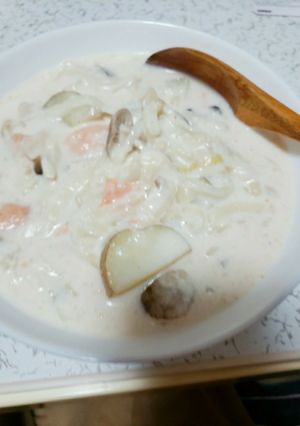 鮭とじゃがいものクリーム煮-レシピのメイン写真