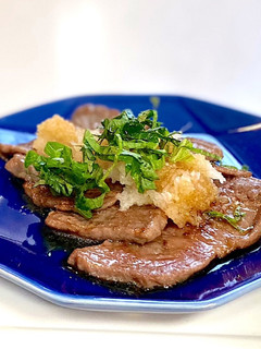 簡単一品!牛肉焼き肉をおろしポン酢で-レシピのメイン写真