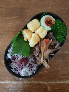 JK☆牛ごぼう甘辛煮弁当♪-レシピのメイン写真