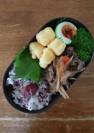 JK☆牛ごぼう甘辛煮弁当♪-レシピのメイン写真