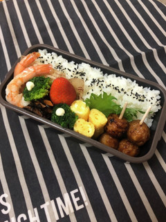 男子高校生弁当5/13つくね串弁当-レシピのメイン写真