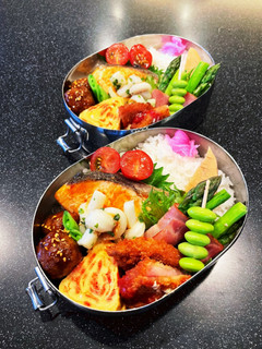 高校生弁当 鮭弁当 2022 5月13日-レシピのメイン写真