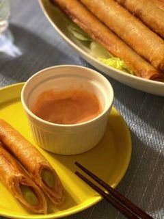 【簡単】アスパラベーコンの春巻-レシピのメイン写真