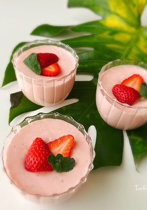 ひんやりフレッシュいちごムース-レシピのメイン写真