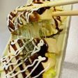 カリもっち生地!チーズ伸びるお好み焼き!