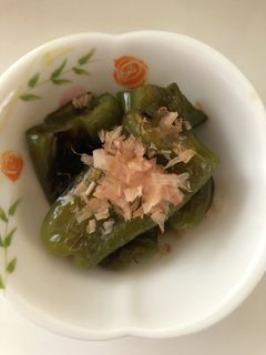 丸ごとピーマンの煮浸し-レシピのメイン写真
