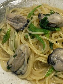 牡蠣のバター醤油パスタ-レシピのメイン写真