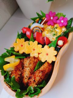 女子学生のお弁当(2022.5.13)-レシピのメイン写真