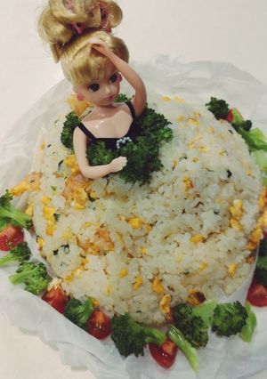 リカちゃん♡ドレスチャーハン･:*‧͙*-レシピのメイン写真