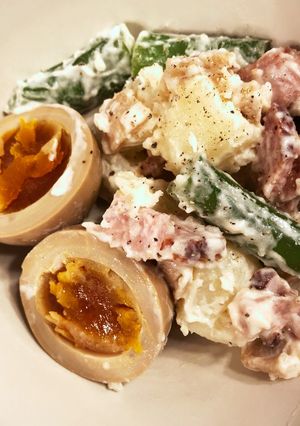 ラーメンの具の残りでポテトサラダ-レシピのメイン写真