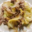 腸活♡ラム肉の塩麹炒め。
