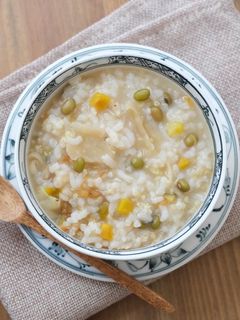 【朝がゆ】黄の薬膳粥キット アレンジ 2-レシピのメイン写真