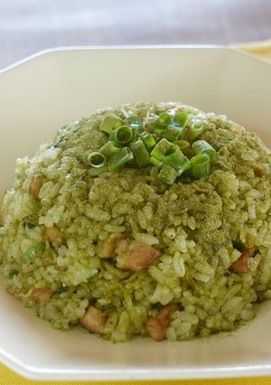 栄養満点!青汁チャーハン-レシピのメイン写真