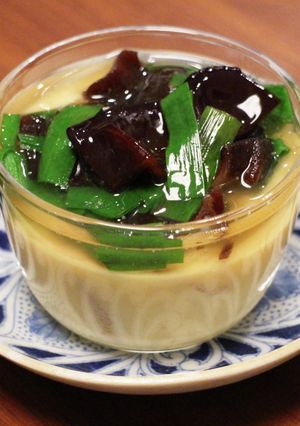 おひさまキクラゲのあんかけ茶碗蒸し-レシピのメイン写真