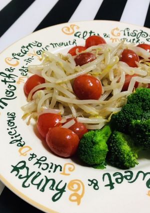 レンジで簡単 アンチョビもやし サラダ-レシピのメイン写真