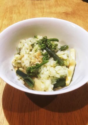 蕨ご飯（おもぶりご飯）-レシピのメイン写真