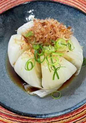 新玉ねぎのレンチン蒸し-レシピのメイン写真