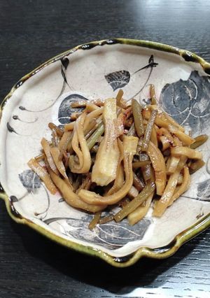 ふきと筍のきんぴら-レシピのメイン写真