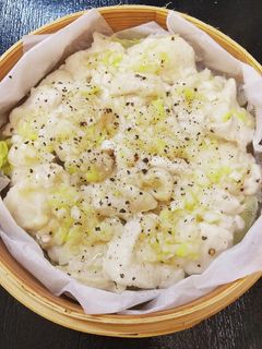 せいろ蒸し10分☆鶏むね肉のねぎ塩だれ-レシピのメイン写真