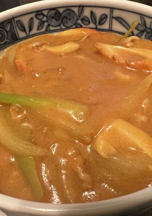 赤カレー缶で作る和風カレー丼-レシピのメイン写真