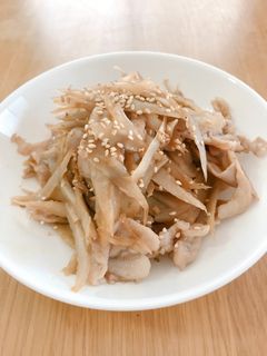 ☆ごぼうと豚肉の甘辛炒め☆-レシピのメイン写真