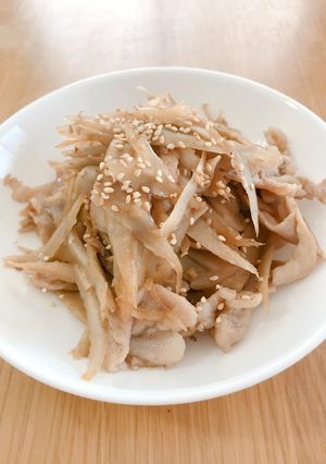 ☆ごぼうと豚肉の甘辛炒め☆-レシピのメイン写真