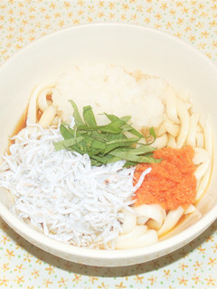 明太しらすおろしぶっかけうどん-レシピのメイン写真