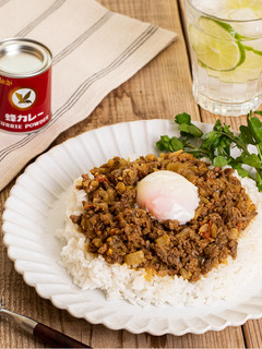 蜂カレー粉使用!旨みたっぷりキーマカレー-レシピのメイン写真