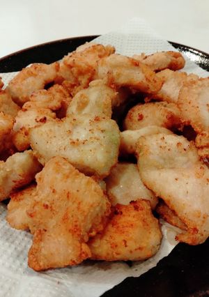 鶏むね肉のこんぶ茶風味揚げ-レシピのメイン写真