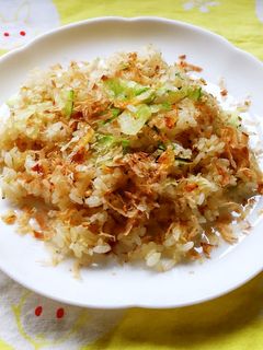 シラスとレタスの和風チャーハン♪-レシピのメイン写真