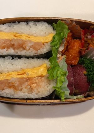 明太子たまご弁当-レシピのメイン写真