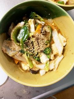 レンジ肉無ピリ辛和風野菜炒め-レシピのメイン写真